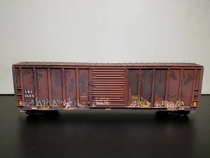 HO scale Custom Roundhouse LRS patched 50' Boxcar. Intermountain Wheels. - Picture 1 of 8