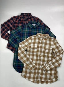 Lote de 3 camisas de franela a cuadros azul marino S Forever 21and Old para mujer - Imagen 1 de 8