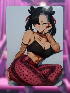 Marnie Pokemon Anime Waifu Sexy Goddess Doujin Hentai Lewd Card - Picture 1 of 1