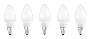 5x Osram LED STAR Classic B 20 Kerze E14 3W=20W gedreht EEK:G (Spektrum A-G) - Bild 1 von 3