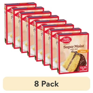 (8 pack) Betty Crocker Favorites Super Moist Yellow Cake Mix, 13.25 oz - Picture 1 of 5