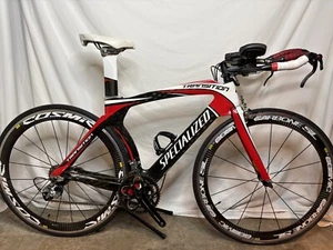 Specialized Transition Comp Small Carbon Triathlon Road Bike Ultegra Mavic NICE - Picture 1 of 18