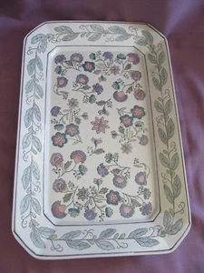 Keramik Toyo Macau Jena Hall Platte Tablett Floral Inspirations 15" x 10" Teller - Bild 1 von 7