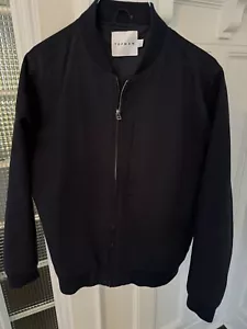 Top man Bomber Style Jacket Navy Men’s Size Large - Picture 1 of 4