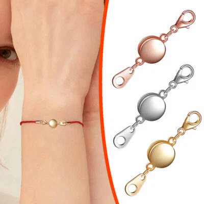 Strong Magnetic Lobster Clasp Jewelry Necklace Converter Hooks Extender Closure - Image 1 of 4