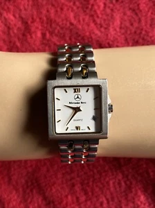 Mercedes Benz Swiss Movt Oniss Silver Tone 3ATM Stainless Steel Band 37871 Watch - Picture 1 of 13