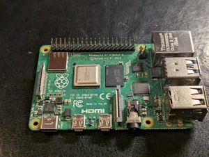 Raspberry Pi 4 Model B, 4GB DDR4 RAM Single Board Computer (RPI4-MODBP-4GB) - Afbeelding 1 van 3