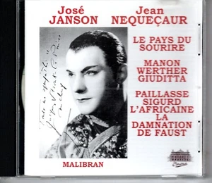 JOSE JANSON - JEAN NEQUECAUR - LE PAYS DU SOURIRE - MALIBRAN - Picture 1 of 2