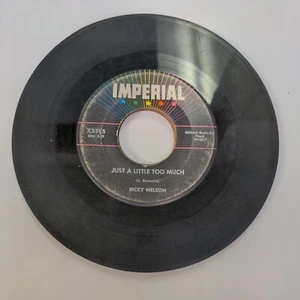 45 Record Ricky Nelson Just A Little Too Much/Sweeter Than You VG - Picture 1 of 2