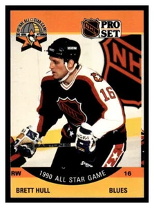 1990 Pro Set  #342 Brett Hull - St. Louis Blues  AS - Picture 1 of 2