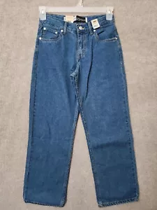 Levi's Silvertab Stay Loose Jeans Youth Boys 14 27x29 Blue 100% Cotton NEW - Picture 1 of 8