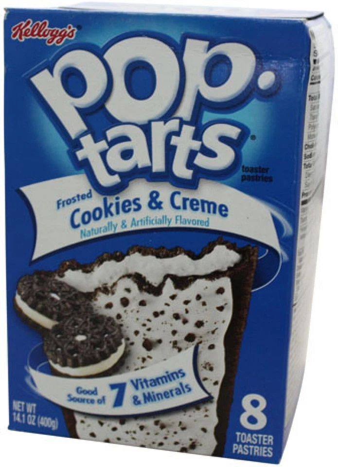 POP-TARTS Kelloggs Poptarts biscotti e crema glassati