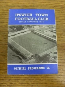 14/01/1967 Ipswich Town v Bristol City (folded). Please find this item offered - Picture 1 of 1