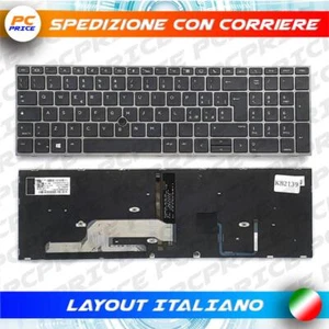 TASTIERA ORIGINALE PER HP ZBOOK 15 G5 17 G5 CON RETROILLUMINAZIONE - Bild 1 von 1