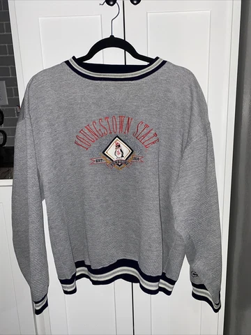 YOUNGSTOWN STATE PENGUINS Sweatshirt Crew Neck VINTAGE Sewn YSU Logo MEDIUM NCAA Cover