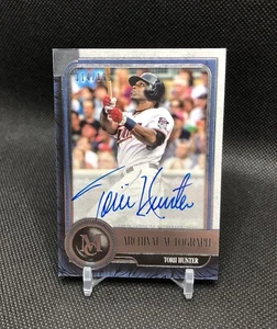 2019 Museum Collection Torii Hunter ON CARD AUTO /199 SILVER ARCHIVAL AUTOGRAPH! - Picture 1 of 16