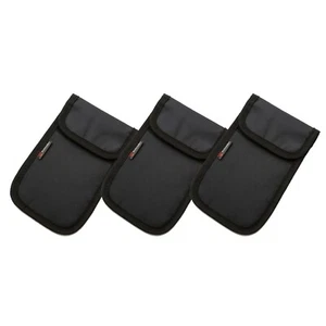 3 x Car Key Signal Blocker Case Faraday Cage Pouch Keyless RFID Blocking Bag - Picture 1 of 1