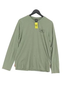 Protest Men's T-Shirt L Green Cotton with Polyester Basic - Picture 1 of 6