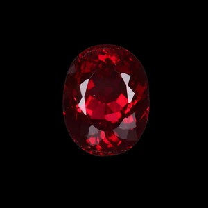 Oval Cut Lab-Created 41. Carat Loose Gemstone Red Ruby For Pendant Making - Picture 1 of 6