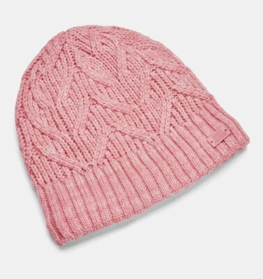 全新带标签 Under Armour 女式 UA Around Town Beanie OSFM — 第 1/2 张图片