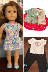 Pleasant Company American Girl Doll Felicity With 3 Outfits, Bag, Hospital Gown - Picture 1 of 12