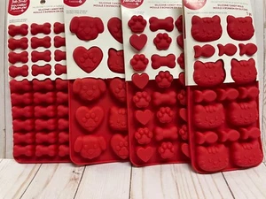 Novelty Silicone Candy Mold Chocolate Treat Assorted Shapes Pets Cat Dog NEW - Picture 1 of 5