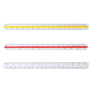 Triangular Scale Ruler Architectural Ruler Architect Scale Ruler for Draftsmen - Picture 1 of 8