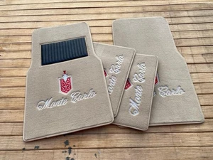 For Monte carlo Custom floor mat mats carpet Tan Set of4 1970-88 - Picture 1 of 5