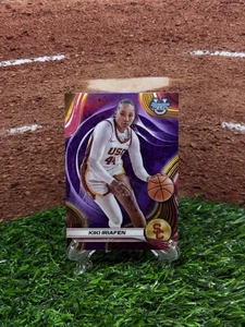 2024-25 Bowman's Best University Purple Refractors #47 Kiki Iriafen 138/250 - Picture 1 of 2