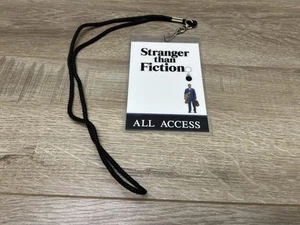Stranger Than Fiction Movie Premiere Event Staff All Access Pass Lanyard - Picture 1 of 3