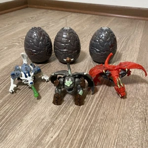 Mega Construx Breakout Beasts Mattel lotto di 3 serie 1 Boulder Grifforce - Foto 1 di 7