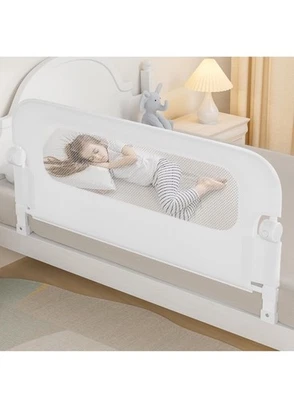 Protector de riel de cama de bebé para niños pequeños -46" rieles de cama para niños pequeños blanco Foto 1 de 4