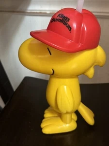 Kings Dominion Peanuts Woodstock Plastic Cup Snoopy 2011 Charlie Brown cartoon - Picture 1 of 2