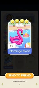 Flamingo Float - Stickers - 4⭐⭐⭐⭐ - ⚡️ Summer Escape ALBUM ⚡️ - Picture 1 of 1
