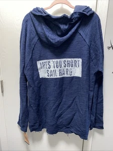 Neu mit Etikett MV Sport Apostle Islands Breagan Crew Life’s Too Short Sail Hard L Hoodie - Bild 1 von 8