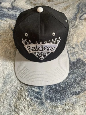 Gorra Snapback Adulto De Colección Años 90 NFL Los Angeles Raiders Foto 1 de 4