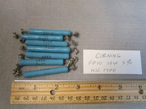 (7) Corning FP10 Widerstand schwer entflammbar 200 Ohm 10W 5% NSN 5905-00-457-2433 - Bild 1 von 1