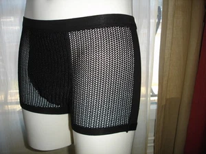 Boxer Noir taille M transparent devant modal arrière très doux sexy - Foto 1 di 7