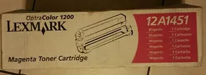 Nuova cartuccia toner magenta Lexmark 12A1451 OptraColor 1200 - Foto 1 di 5