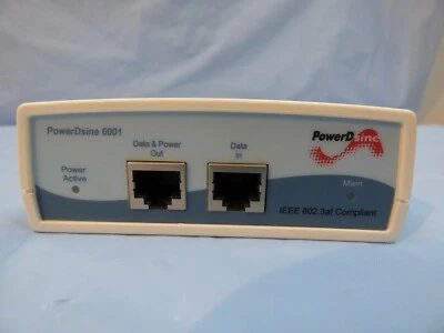 Network Power Injector PowerDsine 6001 PD-6001 Mid-Span POE Hub  IEEE 802.3af - Image 1 of 4