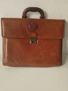 Borsa 24 ore uomo porta documenti unisex pelle marrone - Foto 1 di 5