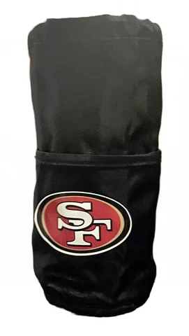 San Francisco 49ers Black 2-1 Can Cooler Cover