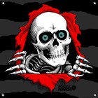 Powell Peralta Skateboard Shop Banner - Ripper Black - Vinyl 20" x 20"