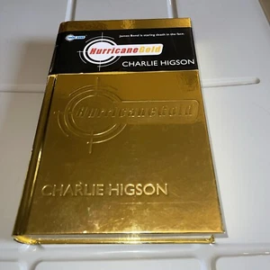 Hurricane Gold by Charlie Higson (Hardcover) 1St Edition Gilt Edge Pages Bond - Picture 1 of 15