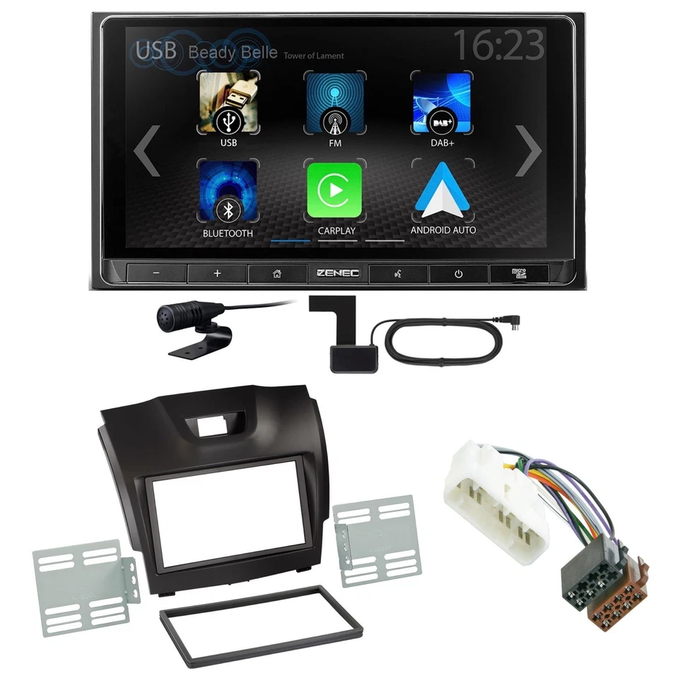 ZENEC Z-N538 Android Auto CarPlay Digitalradio Einbauset für Isuzu D-Max 2 - Bild 1 von 1