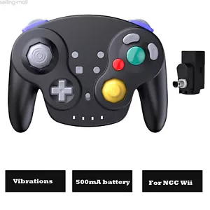 Enhanced Wireless Wii Controller NGC Joystick Gamepad for Nintendo Wii Gamecube - Picture 1 of 10