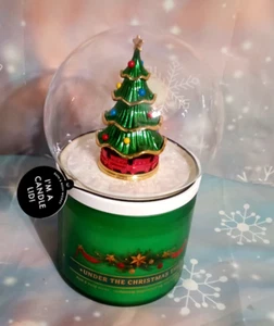 2024 Bath &Body Works Glass lid Under The Christmas Tree 3 wick Candle - Picture 1 of 8