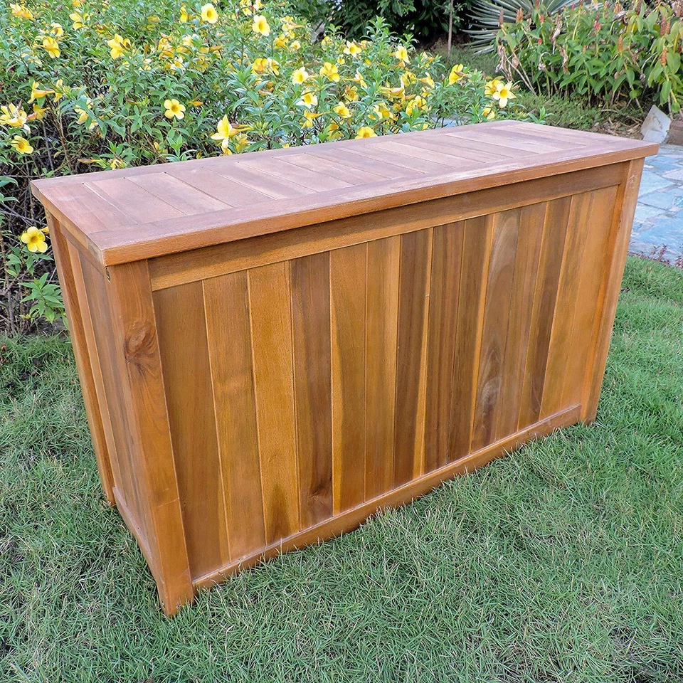 International Caravan Royal Fiji Acacia Rectangular Storage Trunk - Image 1 of 1