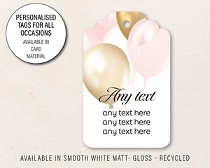 30 etiquetas de regalo personalizadas, gracias, boda, favoritos de baby shower, etiquetas 109 - Imagen 1 de 8