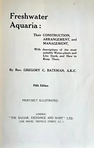 Süßwasseraquarien von Rev Gregory C Bateman (HB undatiert) - Bild 1 von 2